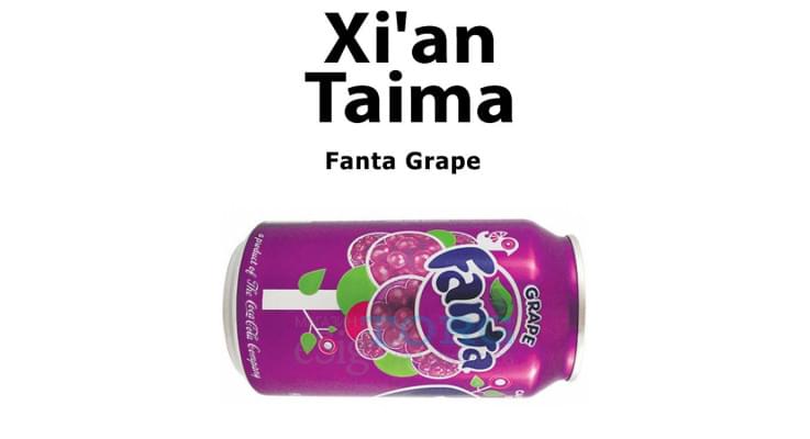 Изображение Ароматизатор Xi'an Taima Fanta Grape Ароматизатор Xi'an Taima Fanta Grape